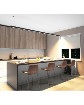 DK9303-BK Линейный светильник 72W 3000mm 3000K, черный-foto9