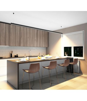 DK9303-BK Линейный светильник 72W 3000mm 3000K, черный-foto9