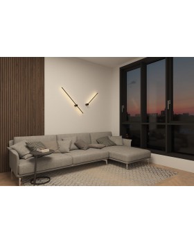 DK5012-BK Бра 800 мм, 3000К, IP20, 7 Вт, черный, алюминий-foto8