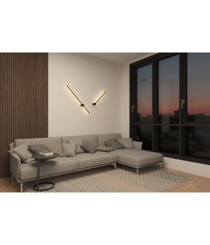 DK5012-BK Бра 800 мм, 3000К, IP20, 7 Вт, черный, алюминий-foto8