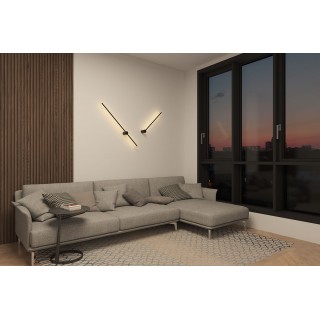 DK5012-BK Бра 800 мм, 3000К, IP20, 7 Вт, черный, алюминий-foto8