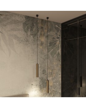 DK4050-BG Подвесной светильник, IP 20, 15 Вт, GU10, матовое золото с черным, алюминий-foto7