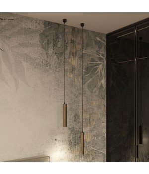 DK4050-BG Подвесной светильник, IP 20, 15 Вт, GU10, матовое золото с черным, алюминий-foto7