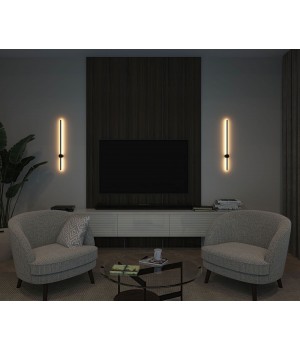 DK5012-BK Бра 800 мм, 3000К, IP20, 7 Вт, черный, алюминий-foto7