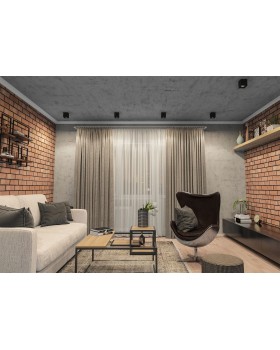 DK3080-BK Светильник накладной IP 20, 10 Вт, GU5.3, LED, черный/черный, пластик-foto3