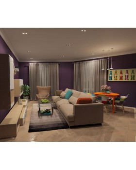 DK3022-CM Встраиваемый светильник, IP 20, 10 Вт, GU5.3, LED, серый, пластик-foto3