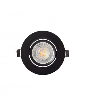DK3020-BK Встраиваемый светильник, IP 20, 10 Вт, GU5.3, LED, черный, пластик DK3020-BK Встраиваемый светильник, IP 20, 10 Вт, GU5.3, LED, черный, пластик