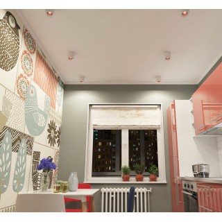 DK3090-WH+RD Светильник накладной IP 20, 10 Вт, GU5.3, LED, белый/красный, пластик-foto3