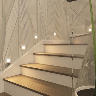 DK3050-WH Светильник встраиваемый в стену, IP 20, LED 3000, 1 Вт, белый, пластик-foto12