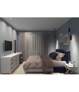 DK3024-WH Встраиваемый светильник, IP 20, 10 Вт, GU5.3, LED, белый, пластик-foto5