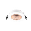 DK3061-WBR Встраиваемый светильник, IP 20, 10 Вт, GU5.3, LED, белый/бронзовый, пластик