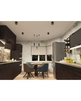 DK3090-BK Светильник накладной IP 20, 10 Вт, GU5.3, LED, черный/черный, пластик-foto2