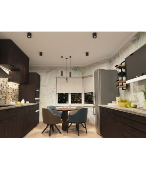 DK3090-BK Светильник накладной IP 20, 10 Вт, GU5.3, LED, черный/черный, пластик-foto2