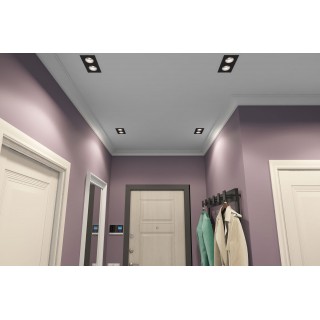 DK3072-BK+CH Встраиваемый светильник, IP 20, 10 Вт, GU5.3, LED, черный/хром, пластик-foto3