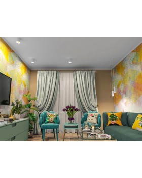 DK3090-WH+YE Светильник накладной IP 20, 10 Вт, GU5.3, LED, белый/желтый, пластик-foto3