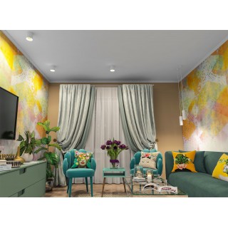 DK3090-WH+YE Светильник накладной IP 20, 10 Вт, GU5.3, LED, белый/желтый, пластик-foto3