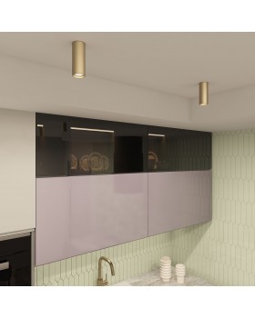 DK2051-SG Накладной светильник, IP 20, 15 Вт, GU10, матовое золото, алюминий-foto7