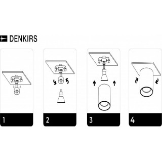 DK3040-BK Светильник накладной IP 20, 10 Вт, GU5.3, LED, черный, пластик-foto3