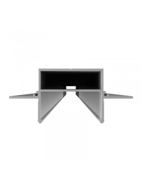 TR3020-AL Закладной профиль для встраиваемого монтажа однофазного трека 2м-foto5