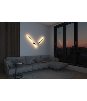 DK5014-BK Бра 1000 мм, 3000К, IP20, 12 Вт, черный, алюминий-foto9