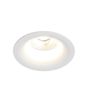 DK3024-WH Встраиваемый светильник, IP 20, 10 Вт, GU5.3, LED, белый, пластик