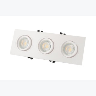 DK3023-WH Встраиваемый светильник, IP 20, 10 Вт, GU5.3, LED, белый, пластик-foto6