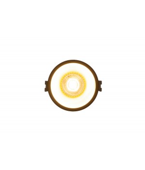 DK3026-BG Встраиваемый светильник, IP 20, 10 Вт, GU5.3, LED, черный/золотой, пластик-foto9