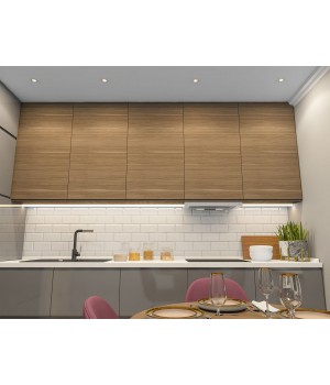 DK3061-WH+CH Встраиваемый светильник, IP 20, 10 Вт, GU5.3, LED, белый/хром, пластик-foto3