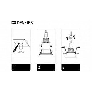 DK3026-WH Встраиваемый светильник, IP 20, 10 Вт, GU5.3, LED, белый, пластик-foto13