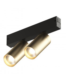 DK8012-BG Акцентный светильник SMART SPOT DOUBLE 2x9W DIM 3000K-6000K, матовое золото с черным-foto3