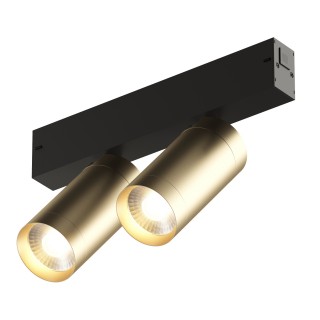 DK8012-BG Акцентный светильник SMART SPOT DOUBLE 2x9W DIM 3000K-6000K, матовое золото с черным-foto3