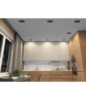 DK2122-BK Встраиваемый светильник, IP 20, 50 Вт, GU10, черный, алюминий-foto4