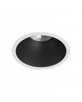 DK3026-WB Встраиваемый светильник, IP 20, 10 Вт, GU5.3, LED, белый/черный, пластик