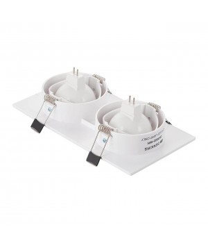 DK3022-WH Встраиваемый светильник, IP 20, 10 Вт, GU5.3, LED, белый, пластик-foto6