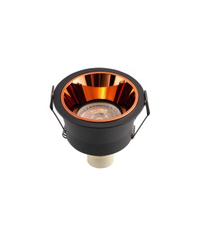 DK2410-BK Встраиваемый светильник, IP 20, 5 Вт, GU10, черно-коричневый, алюминий-foto4