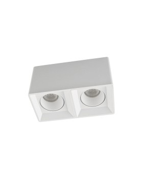 DK3085-WH Светильник накладной IP 20, 10 Вт, GU5.3, LED, белый/белый, пластик