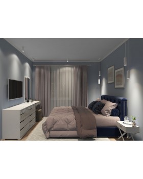 DK2051-WH Накладной светильник, IP 20, 15 Вт, GU10, белый, алюминий-foto4