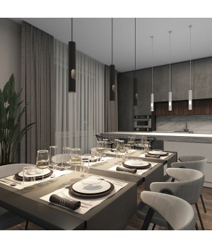 DK4045-BK Подвесной светильник, с декоративным вырезом, IP 20, до 15 Вт, LED, GU10, черный, алюминий-foto5