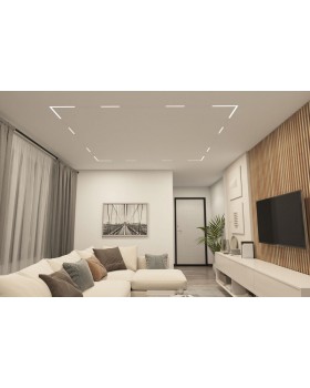 DK8014-WH Угловой светильник SMART LINEAR ANGLE 18W DIM 3000K-6000K, белый-foto4