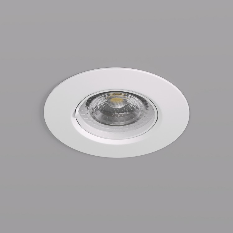 DK3028-WH Встраиваемый светильник, IP 20, 10 Вт, GU5.3, LED, белый, пластик