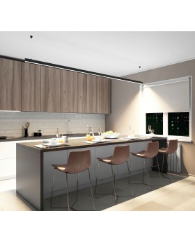 DK9304-BK Линейный светильник 72W 3000mm 4000K, черный-foto9