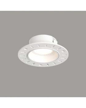 DK3055-WH Встраиваемый светильник, IP 20, 10 Вт, GU5.3, LED, белый, пластик