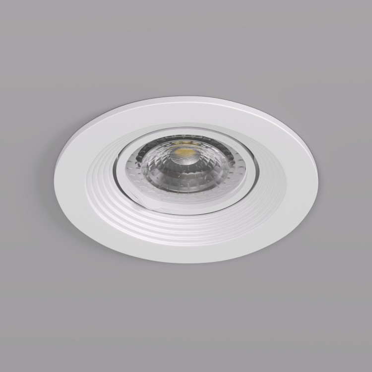 DK3029-WH Встраиваемый светильник, IP 20, 10 Вт, GU5.3, LED, белый, пластик