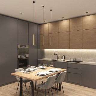 DK4050-BG Подвесной светильник, IP 20, 15 Вт, GU10, матовое золото с черным, алюминий-foto4