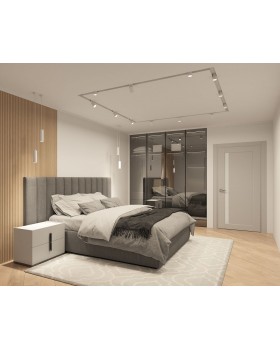 DK5850-WH Профиль Flod для создания декоративных ниш в натяжном потолке, алюминий, белый-foto4