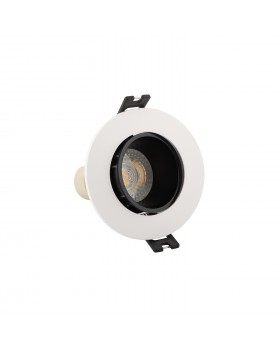 DK3020-WB Встраиваемый светильник, IP 20, 10 Вт, GU5.3, LED, белый/черный, пластик-foto7