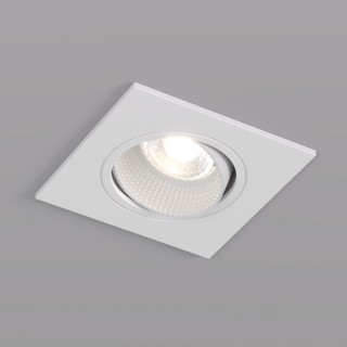 DK3071-WH Встраиваемый светильник, IP 20, 10 Вт, GU5.3, LED, белый/белый, пластик-foto2