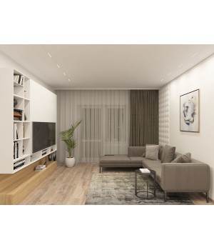 DK8001-WH Линейный светильник SMART LENS 9W DIM 3000K-6000K белый-foto4