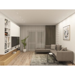 DK8001-WH Линейный светильник SMART LENS 9W DIM 3000K-6000K белый-foto4