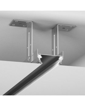 TR3050-AL Закладной профиль под шинопровод для натяжного потолка 2м-foto6